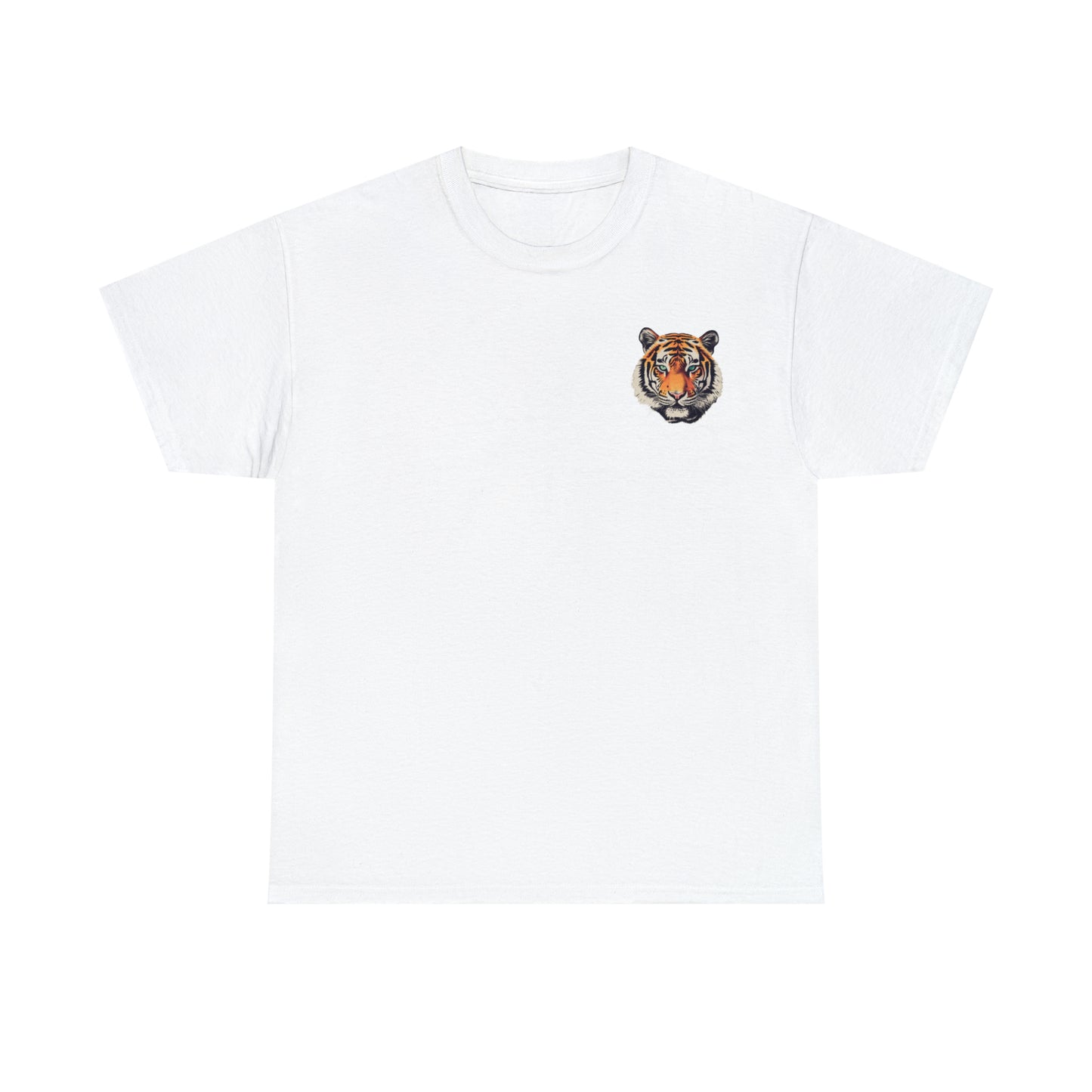 Eye of The Tiger Shirt Christian T-Shirt with Bible Verse Be Strong and Courageous