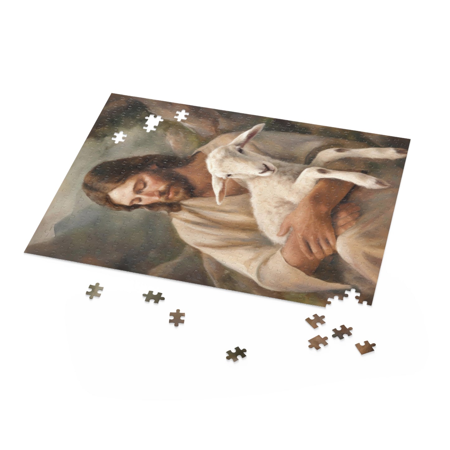 Jesus Christ Puzzle - Jesus The Good Shepherd | Jesus Christ Puzzle, Jigsaw Puzzle (120, 252, 500-Piece)