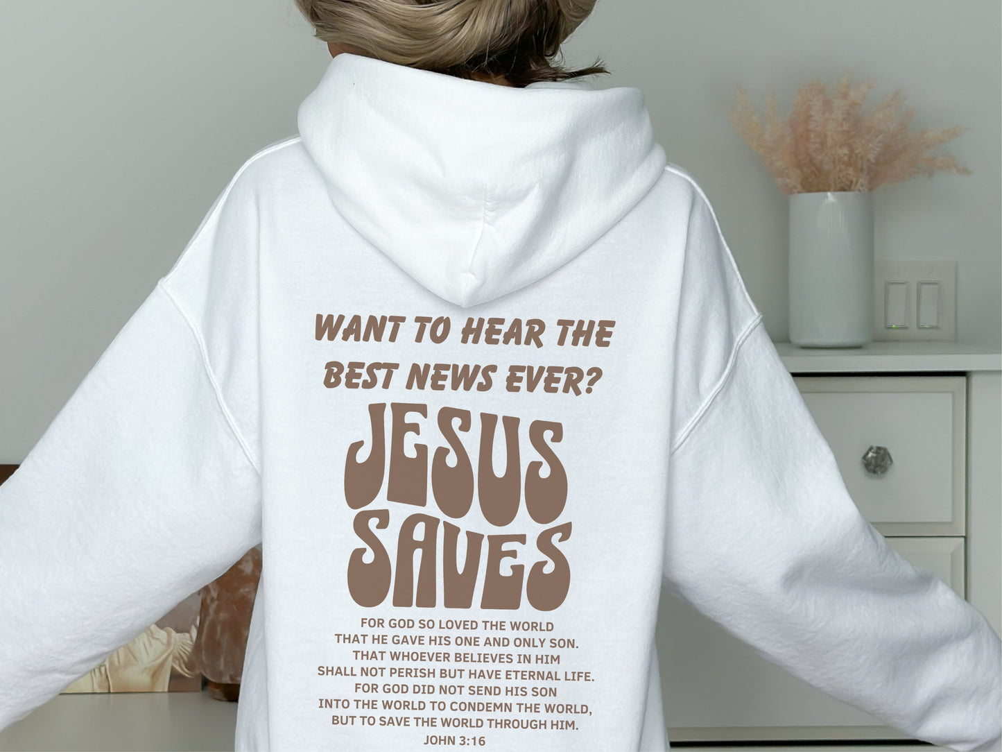 Jesus Saves Hoodie - Best News Ever John 3:16 Hoodie