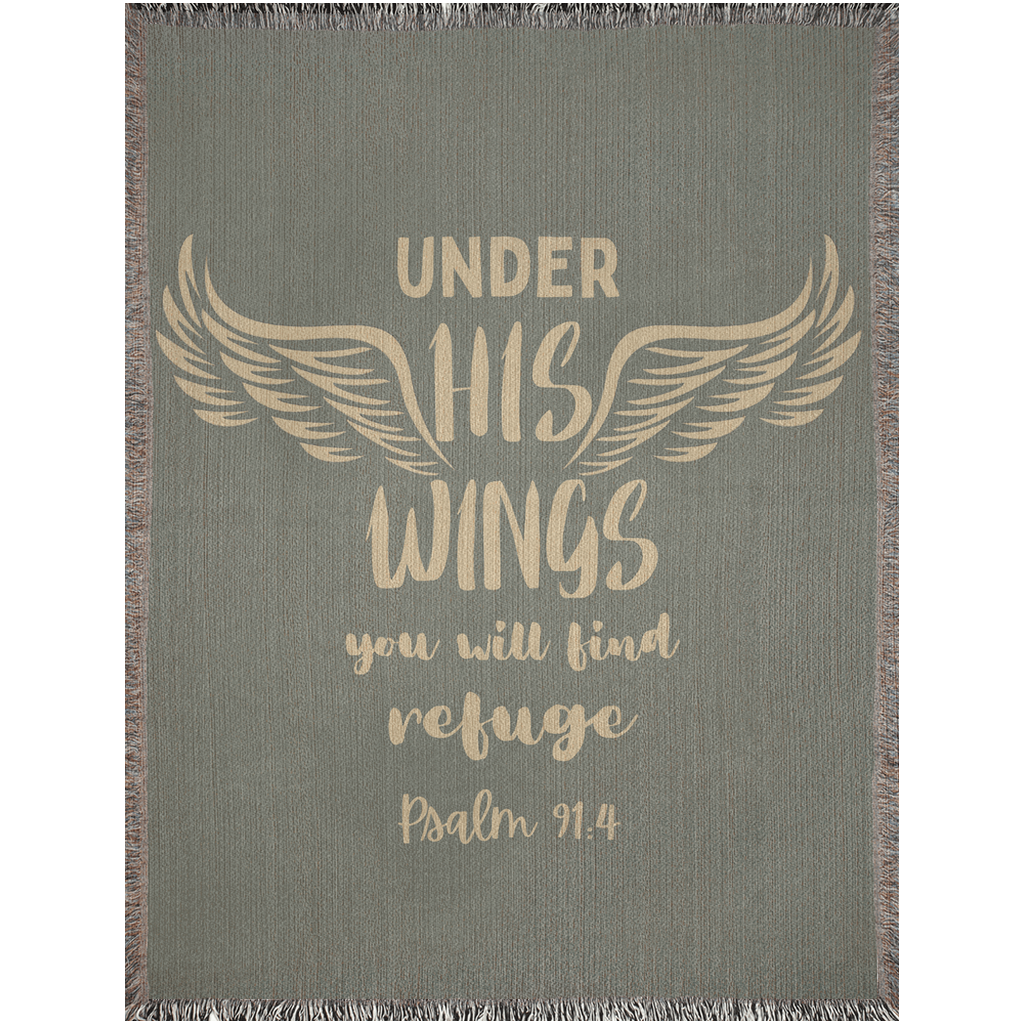 Under His Wings - Woven Blankets