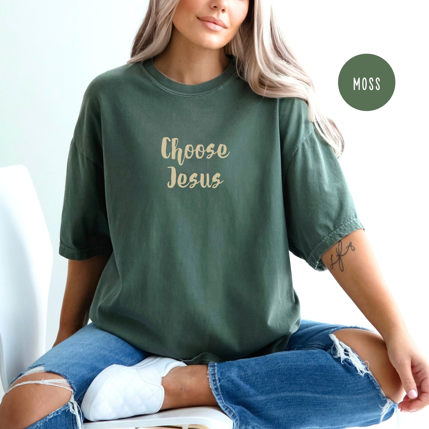 Choose Jesus Shirt - Christian T-Shirt | Comfort Colors Shirt | Faith Shirt, Christian Tee
