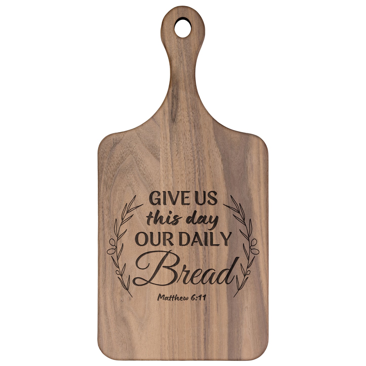 Give Us Our Daily Bread Wooden Cutting Board