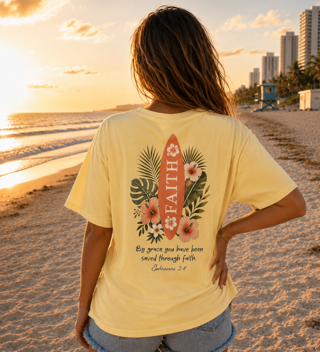 Saved By Grace Through Faith Shirt - Aloha Faith T-Shirt
