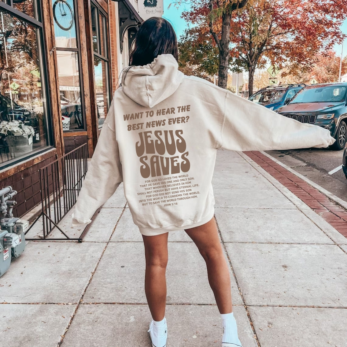 Jesus Saves Hoodie - Best News Ever John 3:16 Hoodie