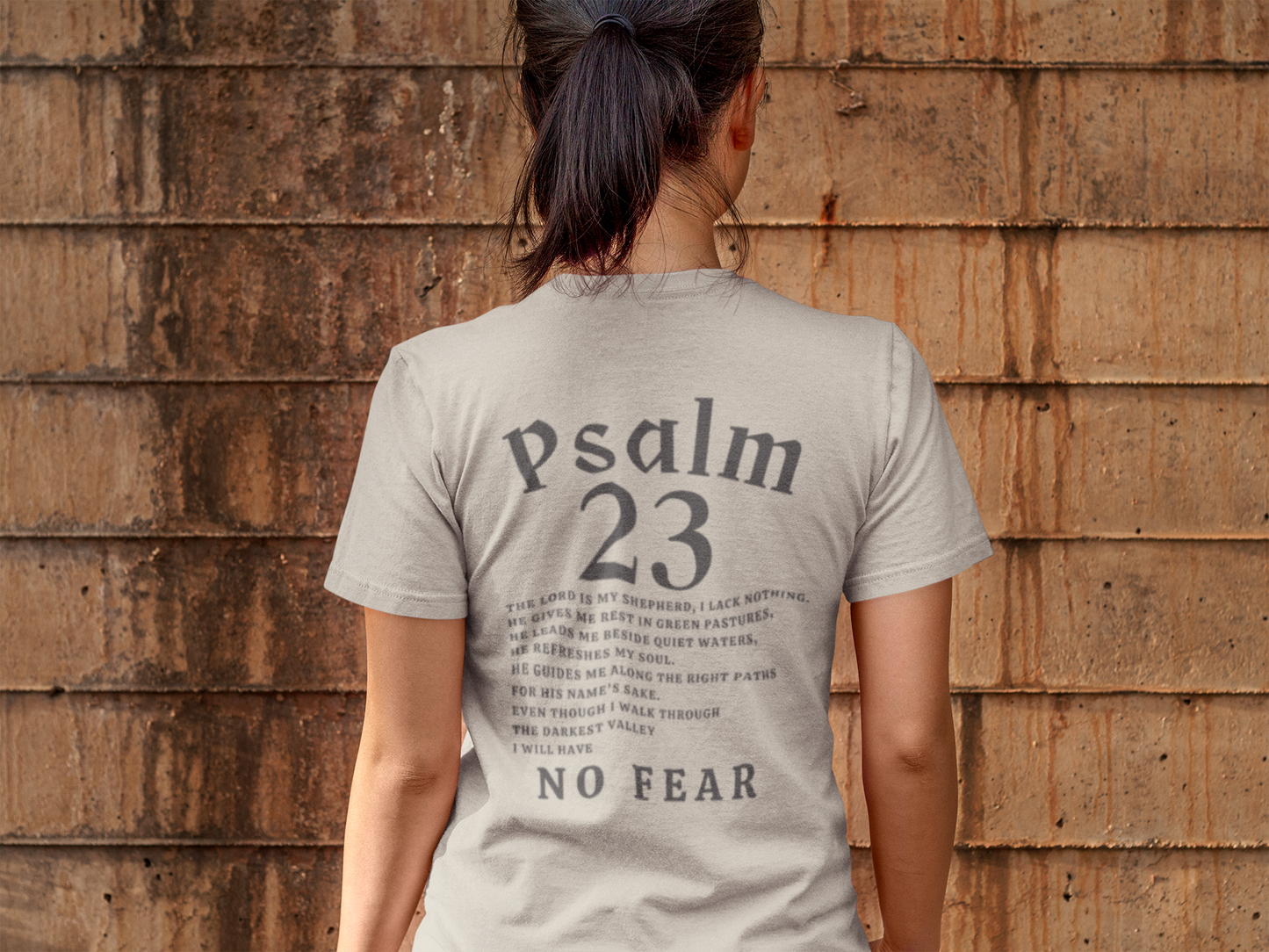 PSALM 23 - The Lord Is My Shepherd Shirt | Scripture T-Shirt - Bible Verse Shirt