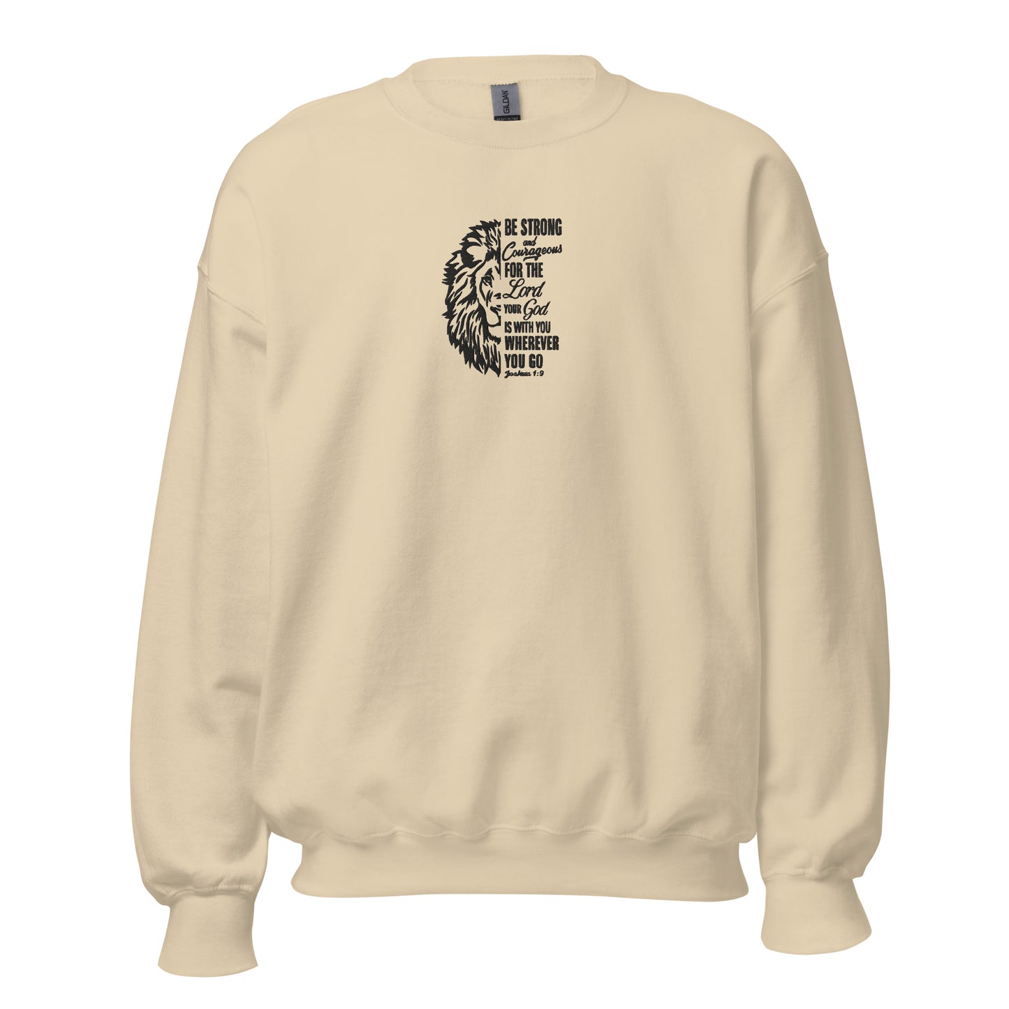 Joshua 1:9 Embroidered Sweatshirt