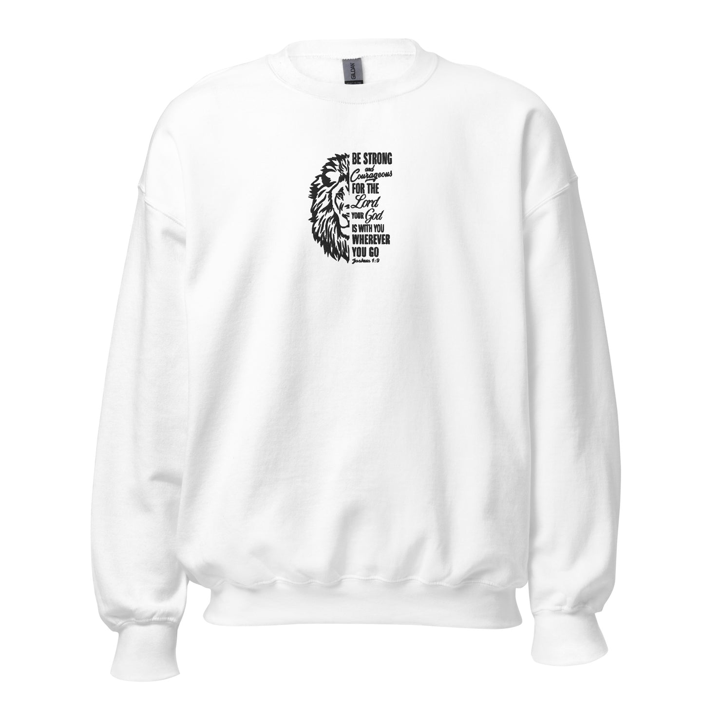 Joshua 1:9 Embroidered Sweatshirt
