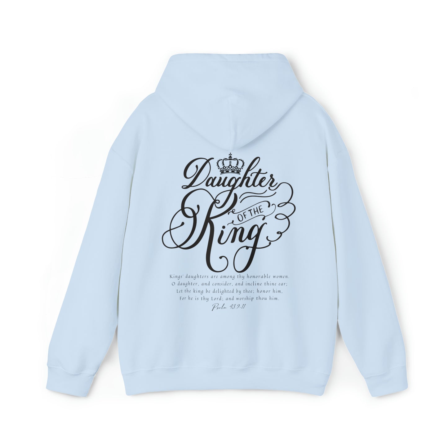 Daughter Of The King - Psalm 43 | Christian Hoodie - Christian Hooded Sweatshirt