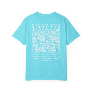 May The Lord Bless You Christian T-Shirt | Comfort Colors Shirts | Scripture Shirt, Numbers 6:24 Bible Verse Shirt