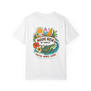 Made New in Christ Surf Tee - Faith • Hope • Love
