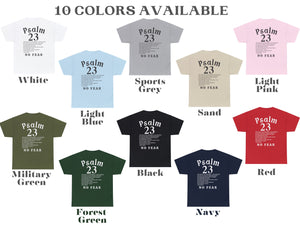 PSALM 23 - The Lord Is My Shepherd Shirt | Scripture T-Shirt - Bible Verse Shirt
