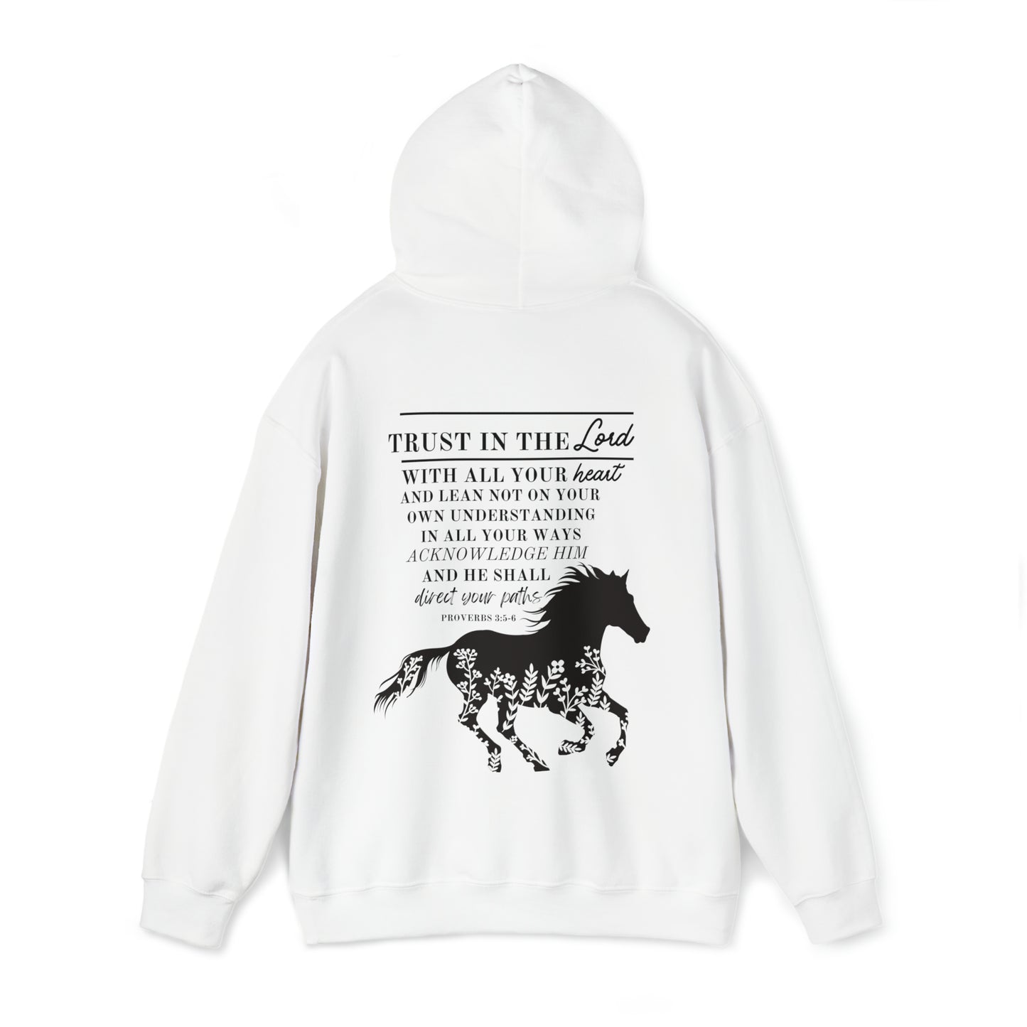 Horse Hoodie - Christian Hoodie | Direct Your Paths - Proverbs 3:5