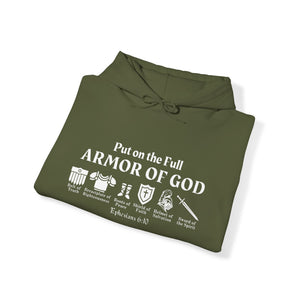 Put On The Full Armor of God Hoodie | Christian Hooded Sweater