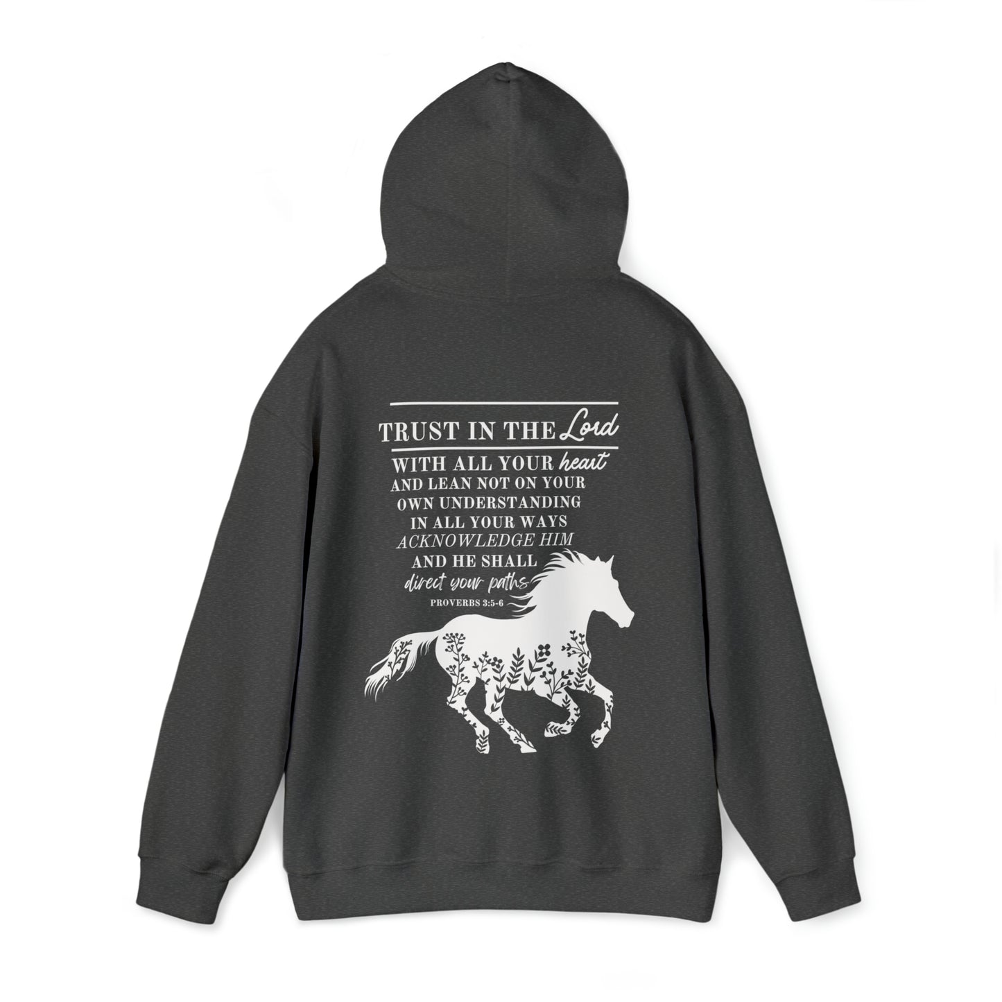 Horse Hoodie - Christian Hoodie | Direct Your Paths - Proverbs 3:5