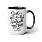 Psalm 46:5 - God Is Within Her Christian Coffee Mug | Scripture Mug, Bible Verse Mug