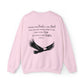 Trust in the Lord Christian Sweatshirt - Soar on Wings Like Eagles - Isaiah 40:31