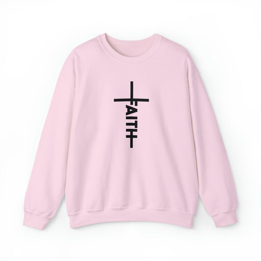 Faith Sweatshirt - Crewneck Sweatshirt | Faith Cross Sweater