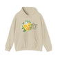 He Restores My Soul - Women's Floral Christian Hoodie With Bible Verse Psalm 23:3