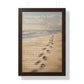 Framed Wall Art - Footprints In The Sand