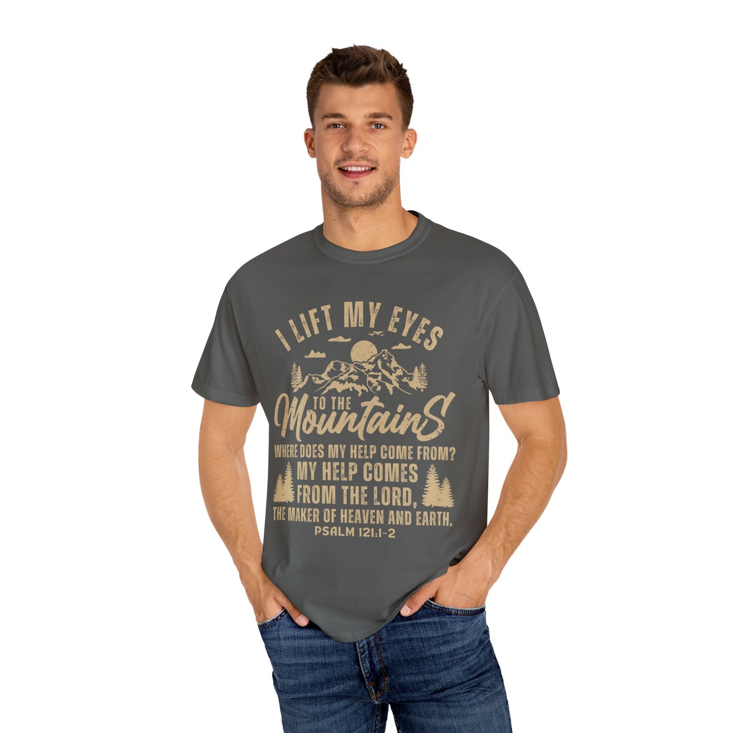 Psalms 121 Bible Verse Shirt, Christian T-shirt