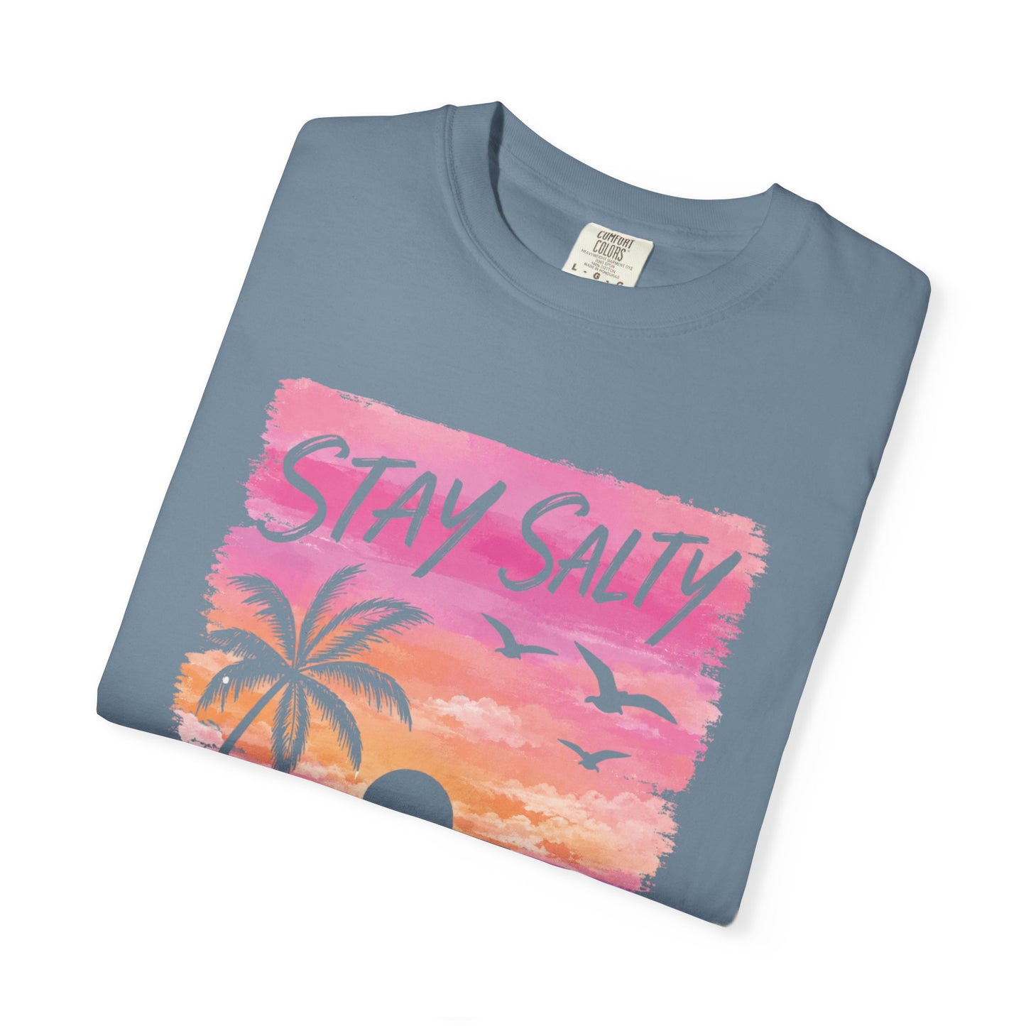 Stay Salty Bible Verse Beach T-Shirt — "You Are the Salt of the Earth" (Matthew 5:13)