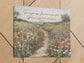 Show Me Your Ways Lord Psalm 25 | Wildflower Field - Bible Verse Canvas