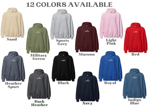 John 3:16 Hoodie - Embroidered Hoodie | For God So Loved The World Hoodie