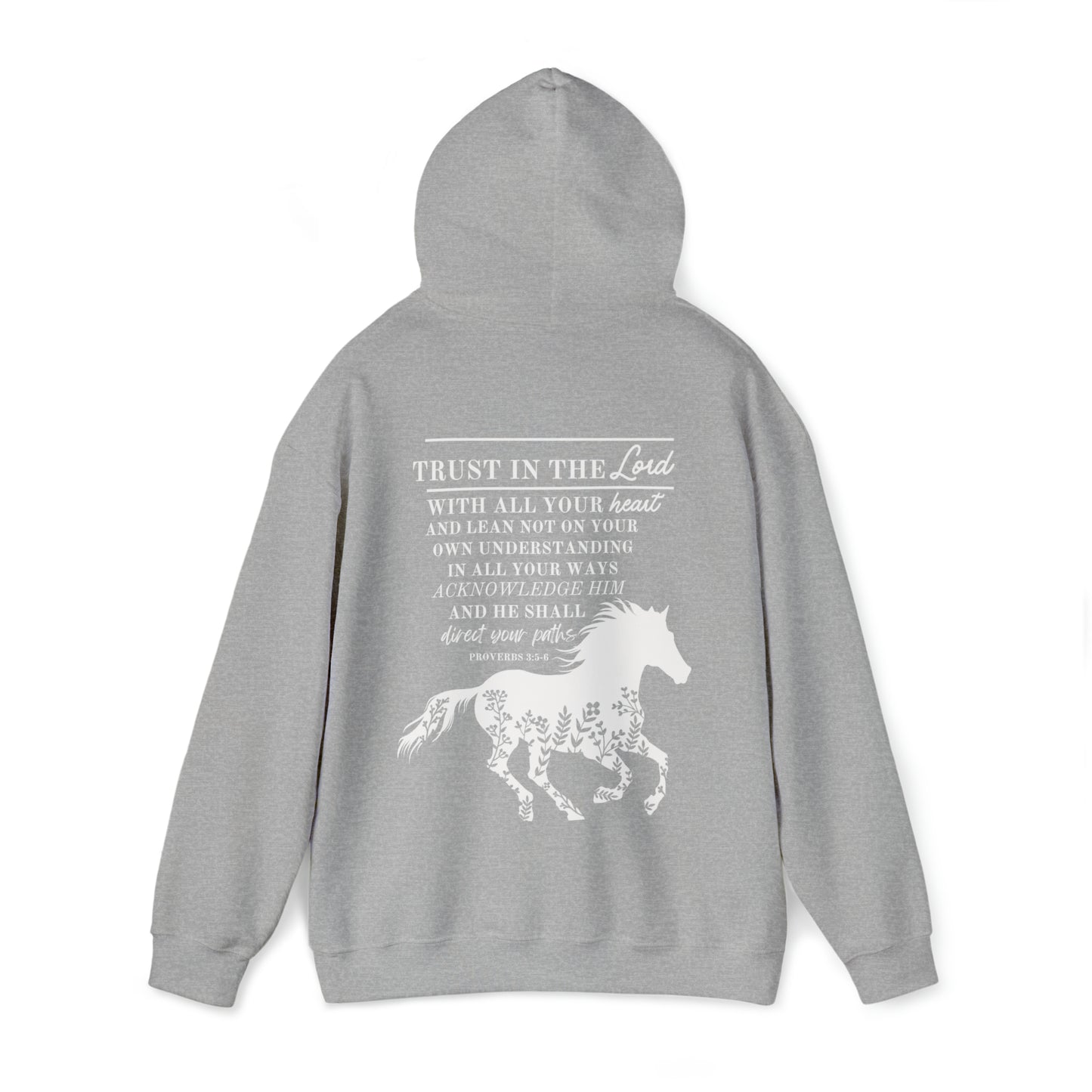 Horse Hoodie - Christian Hoodie | Direct Your Paths - Proverbs 3:5