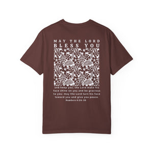 May The Lord Bless You Christian T-Shirt | Comfort Colors Shirts | Scripture Shirt, Numbers 6:24 Bible Verse Shirt