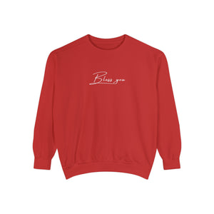 The Lord Bless You Sweatshirt | Comfort Colors Dyed Sweatshirt | Scripture Bible Verse Sweater