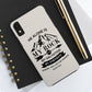 Christian iPhone Case with Bible Verse | Psalm 62:6 - He Alone Is My Rock