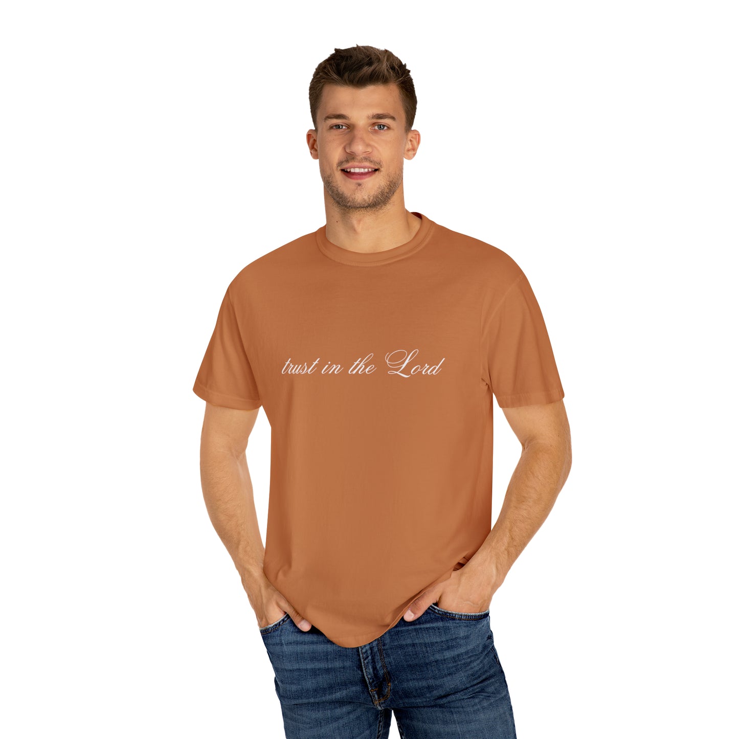 Trust in the Lord T-Shirt - Proverbs 3:5-6 | Bible Verse Shirt  - Printed on Comfort Colors Shirt