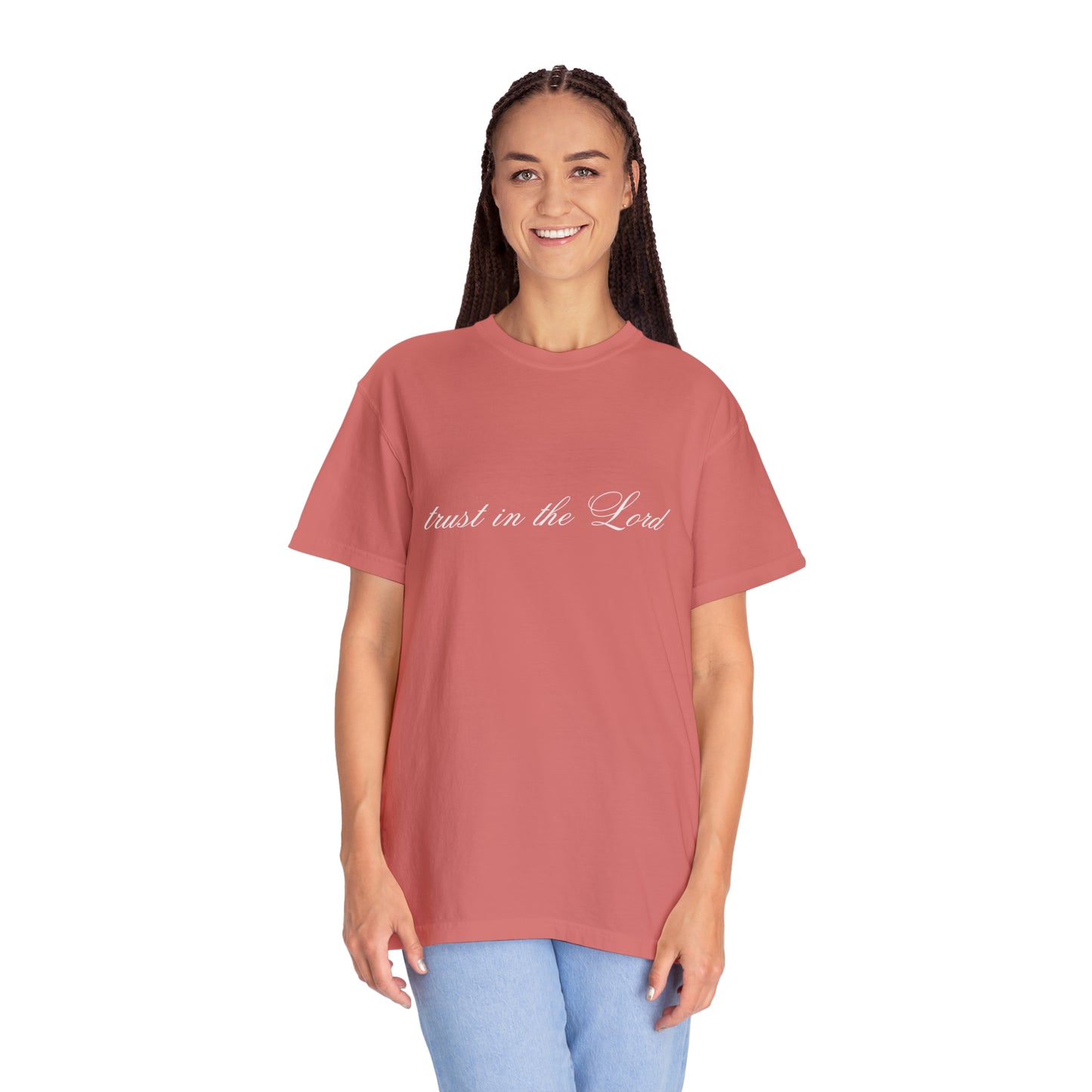 Trust in the Lord T-Shirt - Proverbs 3:5-6 | Bible Verse Shirt  - Printed on Comfort Colors Shirt