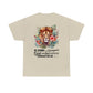 Christian T-Shirt - Be Strong and Courageous | Lion with Tropical Floral Design and Bible Verse Joshua 1:9