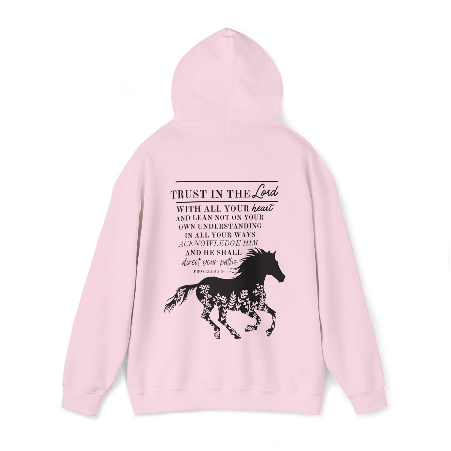 Horse Hoodie - Christian Hoodie | Direct Your Paths - Proverbs 3:5