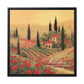 Psalm Scripture Canvas with Black Frame - Psalm 90:2 | Bible Verse with Tuscany Painting Print on Canvas