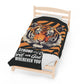 Bible Verse Blanket - Joshua 1:9 Be Strong and Courageous | Eye of The Tiger Blanket, Kids Scripture Blanket