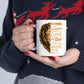 Be Strong and Courageous Coffee Mug with Bible Verse Joshua 1:9