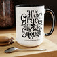 His Grace Is Enough Christian Coffee Mug | 2 Corinthians 12:9 Scripture Mug, 15oz