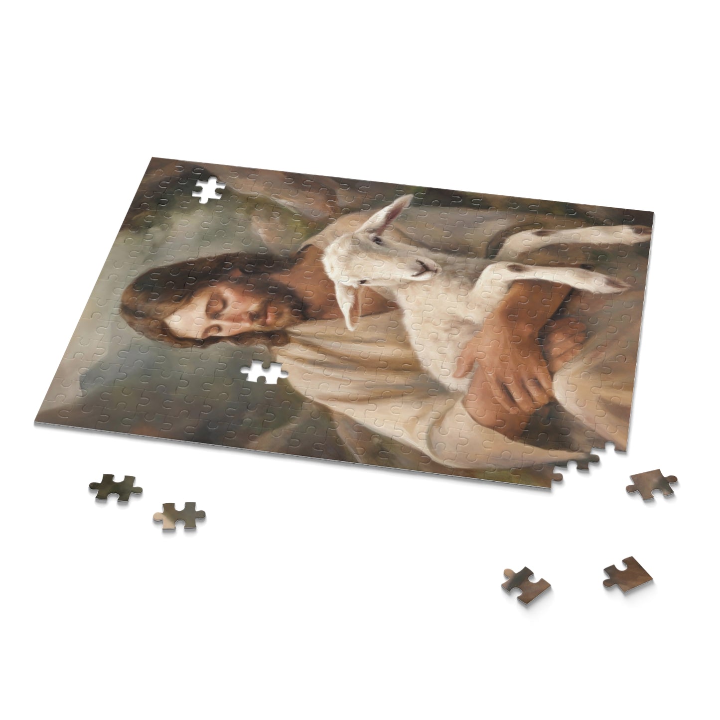 Jesus Christ Puzzle - Jesus The Good Shepherd | Jesus Christ Puzzle, Jigsaw Puzzle (120, 252, 500-Piece)