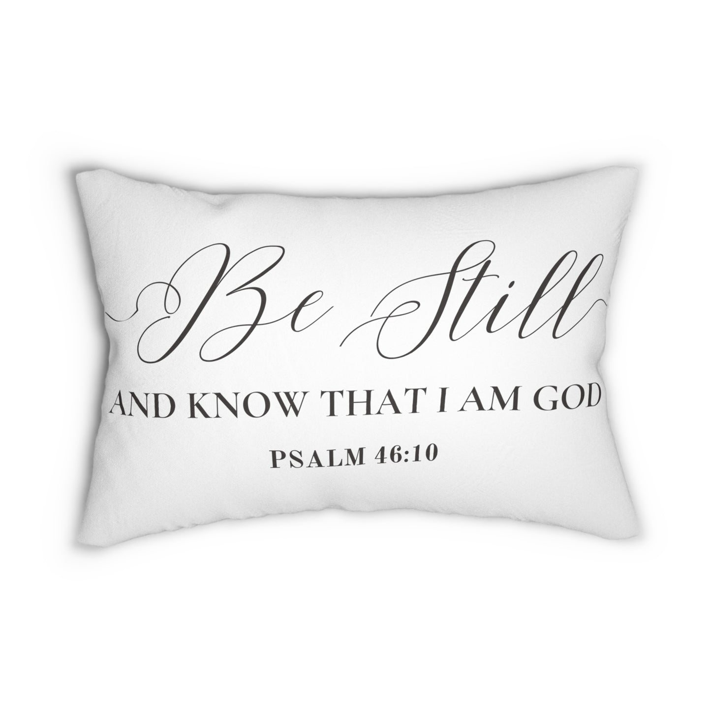 Bible Verse Pillow for Bedroom, Living Room | Lumbar Pillow, Home Accent Pillow, Throw Pillow