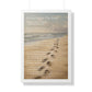 Framed Wall Art - Footprints In The Sand