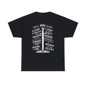 The Word of God is Living Shirt - Hebrews 4:12 | Christian T-Shirt, Bible Verse Tee