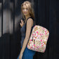 Women's / Girl's Floral Backpack Floral Backpack - Pink Flower Print Bookbag