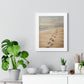 Framed Wall Art - Footprints In The Sand