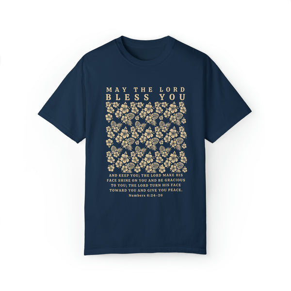 The Blessing Shirt - May The Lord Bless You Christian T-Shirt | Comfort Colors Shirts Hover