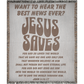 Jesus Saves Woven Blanket - Boho blanket, Bible Verse Blanket