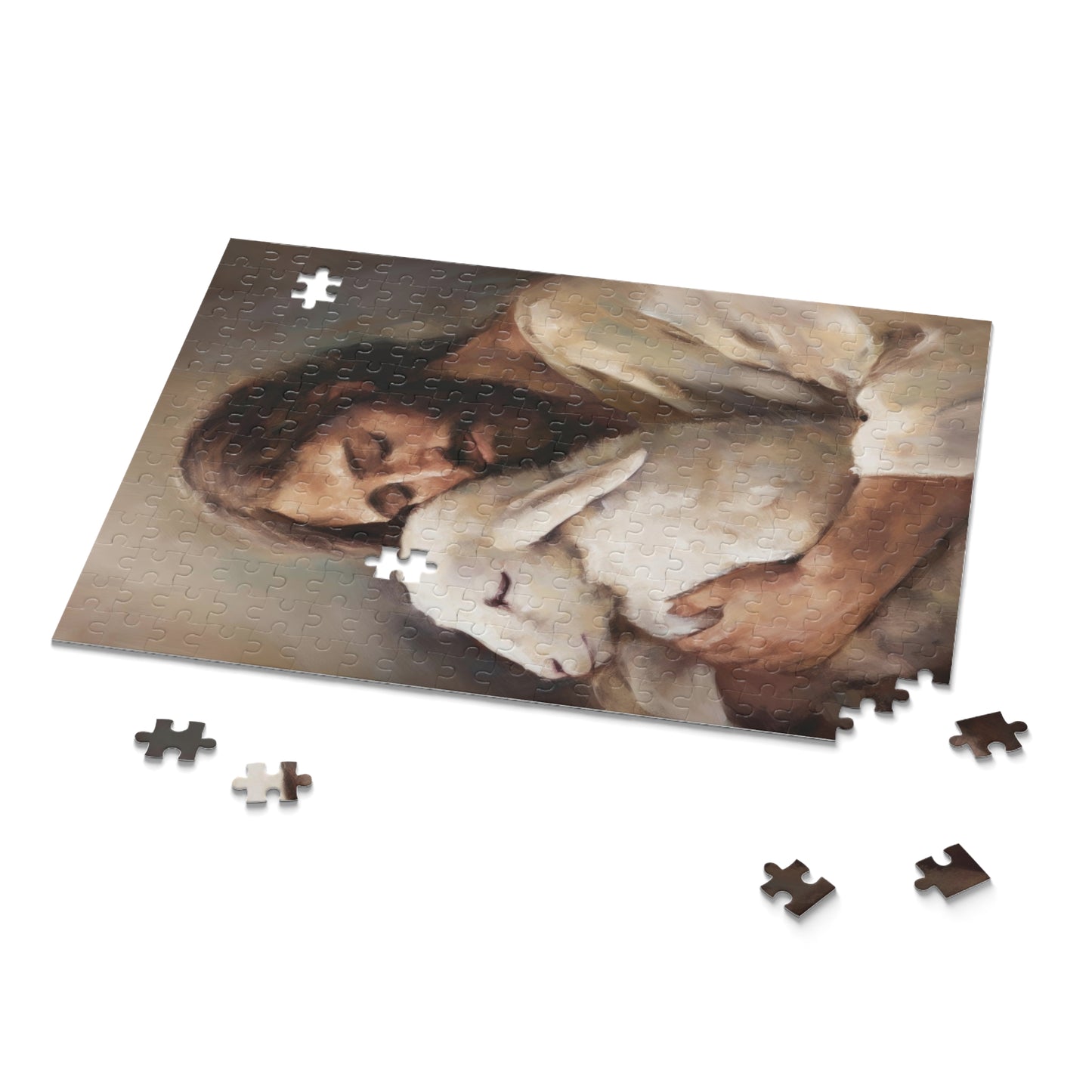 Jesus Puzzle - Jesus The Good Shepherd | Jesus Christ Puzzle, Jigsaw Puzzle (120, 252, 500-Piece)