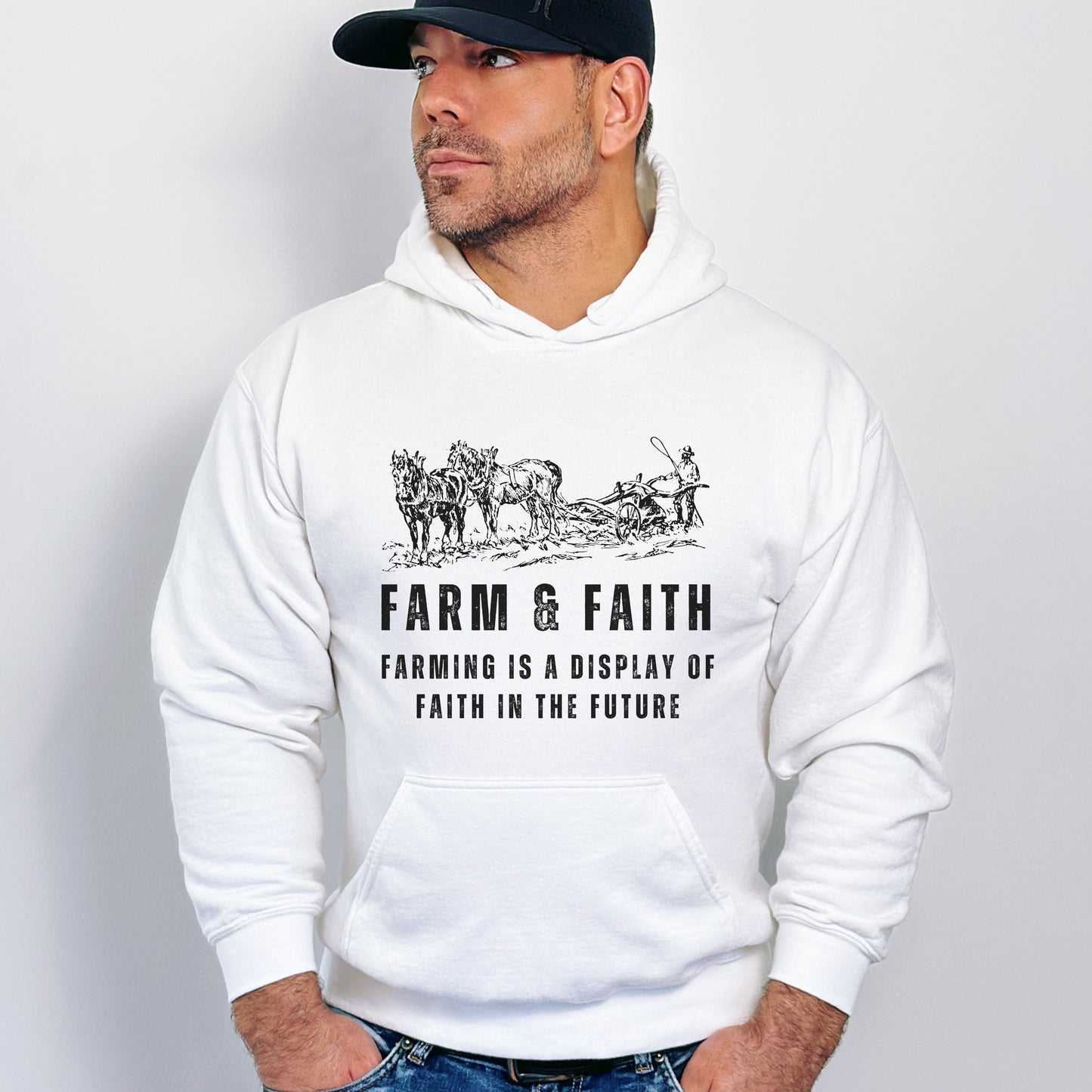 Farm & Faith Hoodie - Faith Hooded Sweatshirt