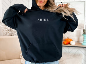 Abide Hoodie - Abide In Christ Hooded Sweater